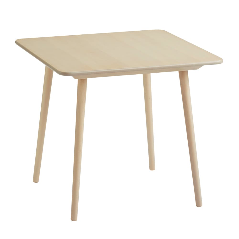 ウィンザーダイニングテーブル 正方形 幅80cm×80cm［チェコ・TON社
