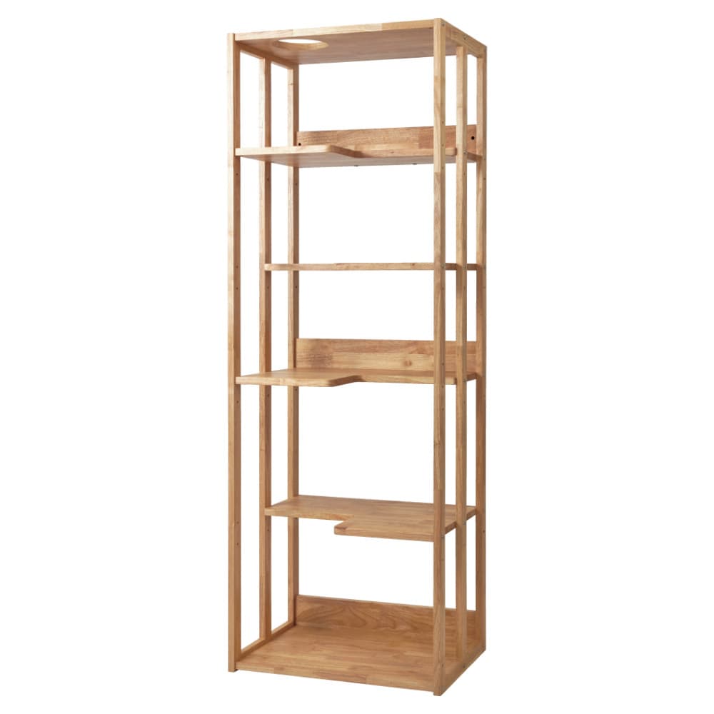 天然木の 猫も遊べる オープンラック 幅63cm 通販 - ディノス