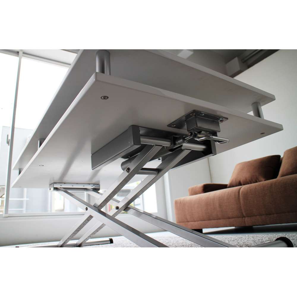 棚付き昇降式テーブル 幅120cm 通販 - ディノス