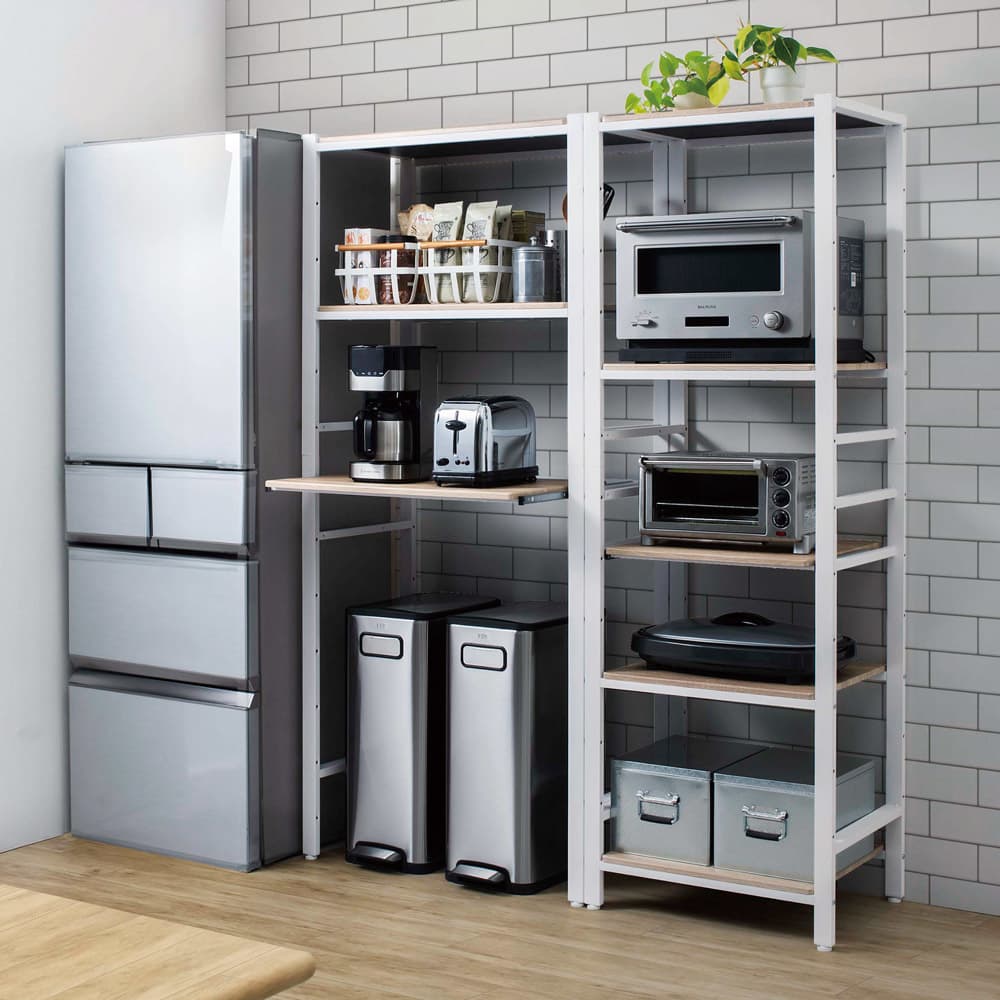 ブルックリン風キッチンラック 5段 幅60cm 通販 - ディノス