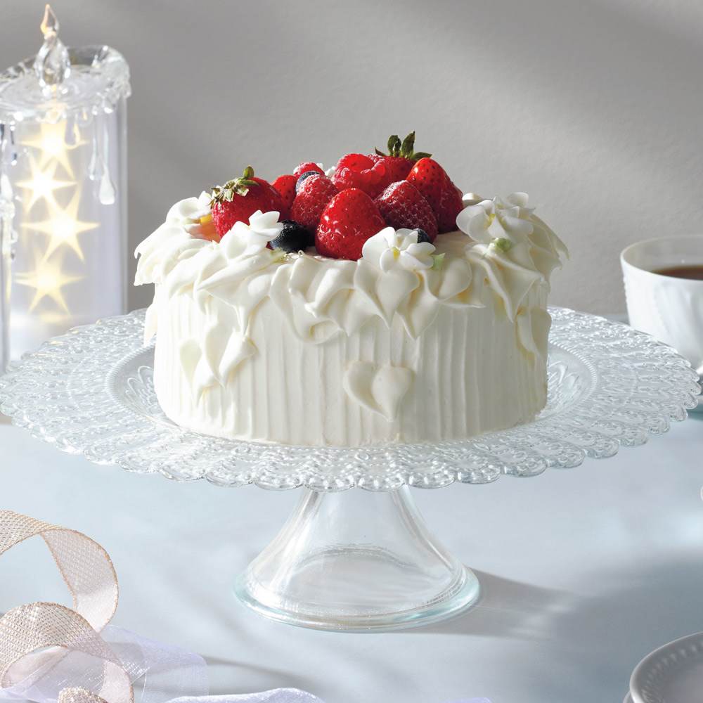 クリアレースガラスケーキスタンド 通販 - ディノス