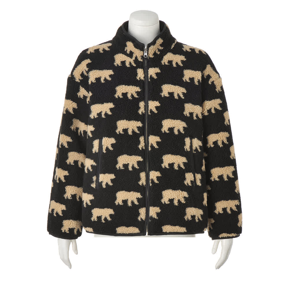 シロクマ柄 ボア中わた入り リバーシブル ジャケット 通販 - ディノス