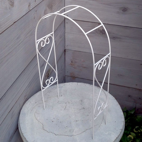 園芸ネット本店｜ミニトレリス：アーチA（白）TYMT17-AW の通販【公式】