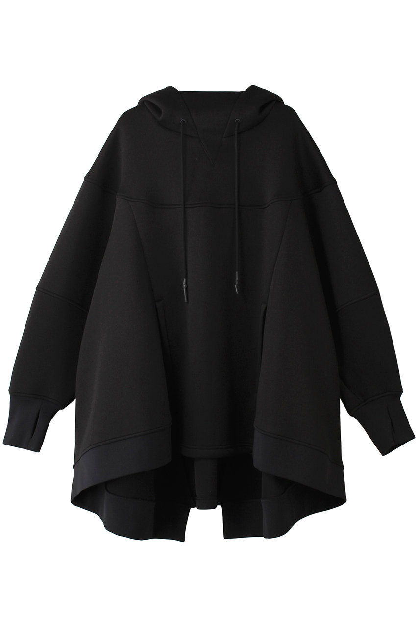 LE PHIL(ル フィル)｜テックダンボールジャージフーディー/ブラック の