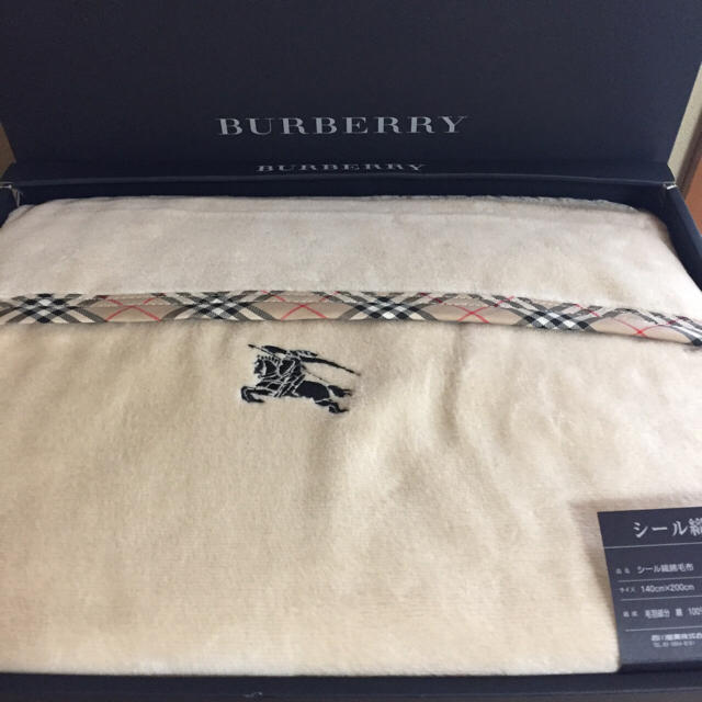 BURBERRY - ☆ バーバリー シール織 綿毛布 未使用の通販 by ❤︎m