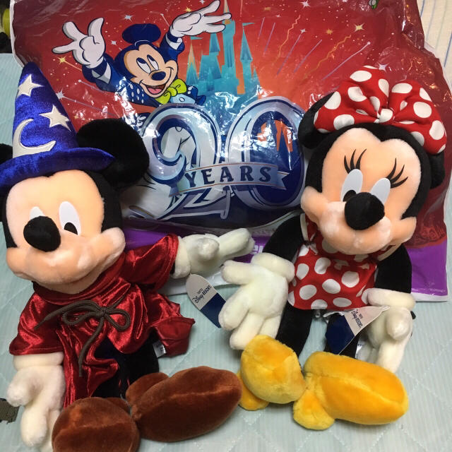 Disney - ディズニーランド20周年ミッキー&ミニーの通販 by 13階段's