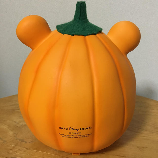 Disney - プーさん かぼちゃ型 置物 ディズニーリゾート ハロウィンの
