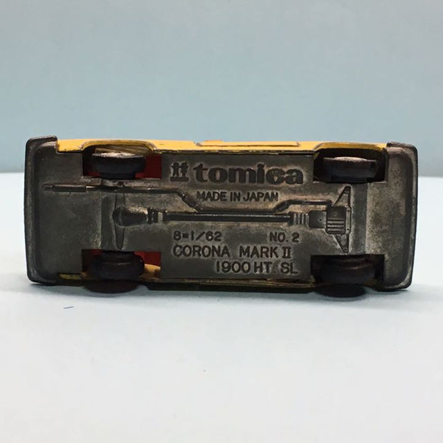超激レア！日本製黒箱最初期トミカVol.2 トヨタ コロナマークⅡ 1A