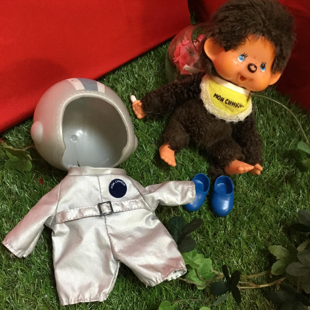 昭和レトロ☆激レア☆スペシャルなお洋服を着た日本製モンチッチ