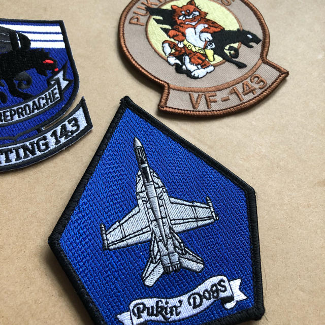 アメリカ海軍 VFA-143 PUKIN DOGS ワッペン パッチ セットの通販 by