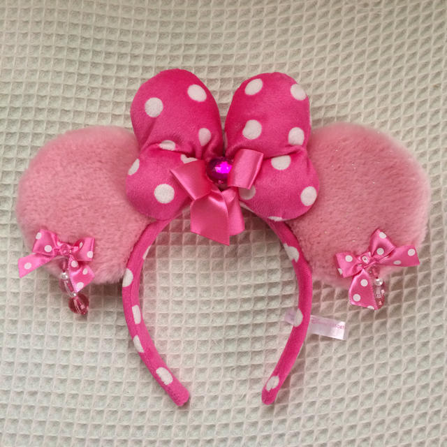 Disney - ミニー カチューシャ ディズニー ピンクの通販 by mint's