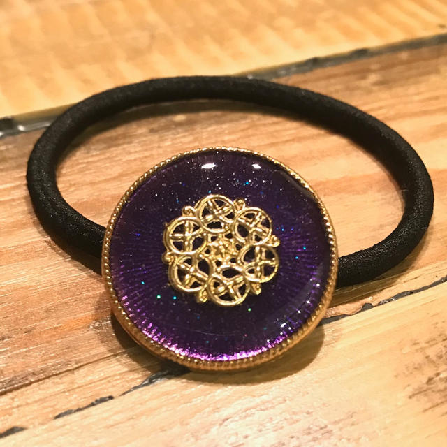 レジンヘアゴム No.21 〜シンプルに大人っぽく〜の通販 by handmade