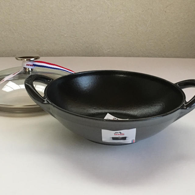 STAUB - 廃盤 ストウブ ベビーウォック グレー 2個セットの通販 by