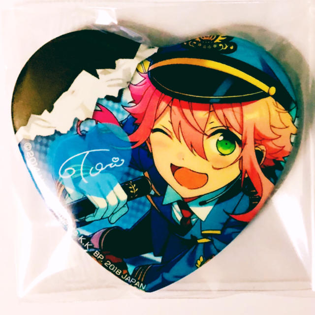 新品☆あんスタ☆fine【姫宮桃李】一番カフェ☆ハート型缶バッジの通販