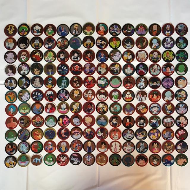 合計215枚！ ドラゴンボール メンコ 153種類 ダブり62枚 レア品の通販