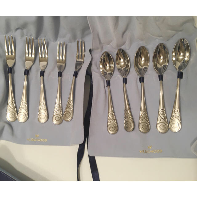 WEDGWOOD - ウェッジウッド スワルタイニー スプーン&フォークセット