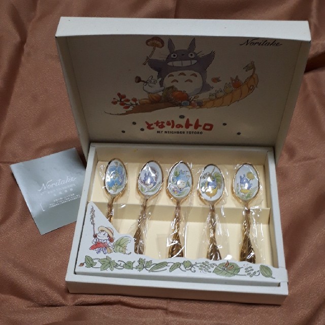 Noritake - ノリタケ となりのトトロ スプーン5本セット 未使用品の