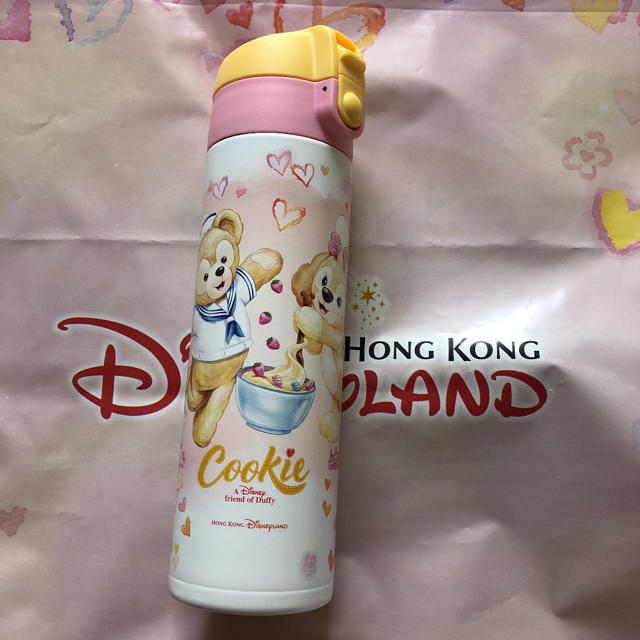 Disney - 香港ディズニー限定♡ ダッフィー クッキー ステンレスボトル