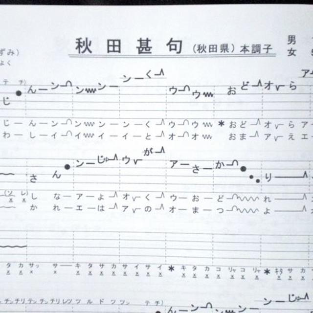 日本の民謡 五線譜」上級編～紅葉集(2)～ 唄譜/楽譜/歌詞/教本の通販
