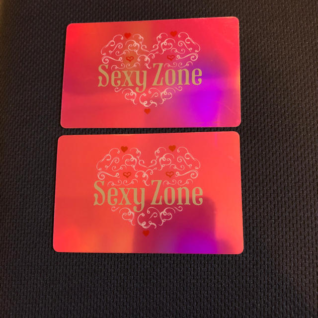 sexyzoneファンクラブ会員証2枚の通販 by KOKO's shop｜ラクマ