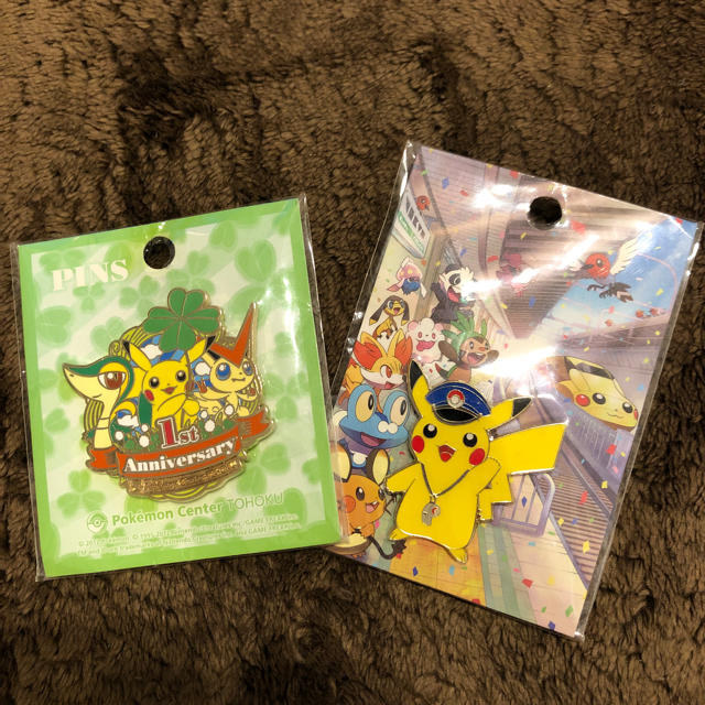 ポケモン - ピカチュウピンバッチ/東京駅限定/仙台ポケモンセンター