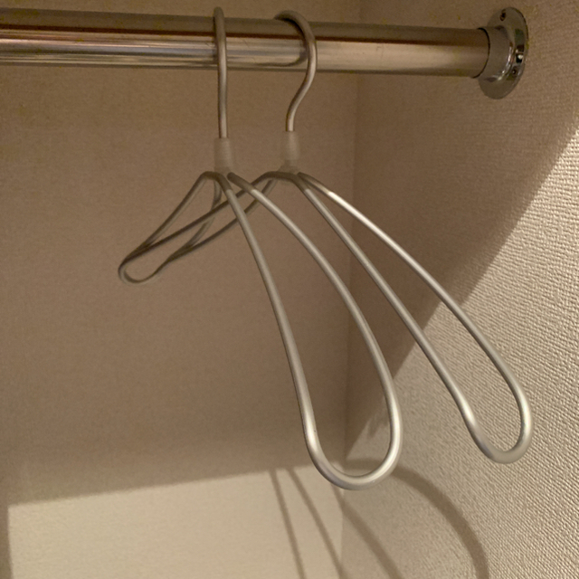 MUJI (無印良品) - 【Used】無印良品 アルミハンガー2本 廃盤の通販 by