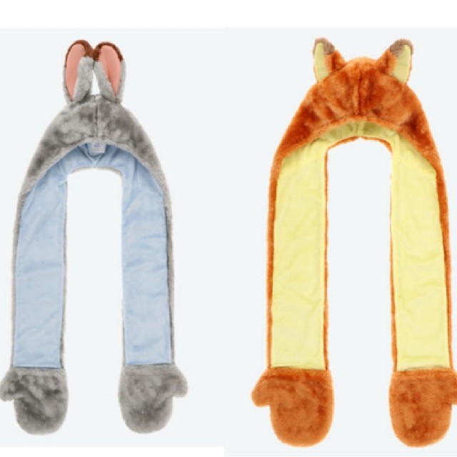 Disney - ズートピア ニック ジュディ マフラー セットの通販 by