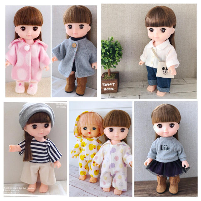 SP19☆型紙19点セット☆ソランちゃん、メルちゃんサイズorぽぽちゃん