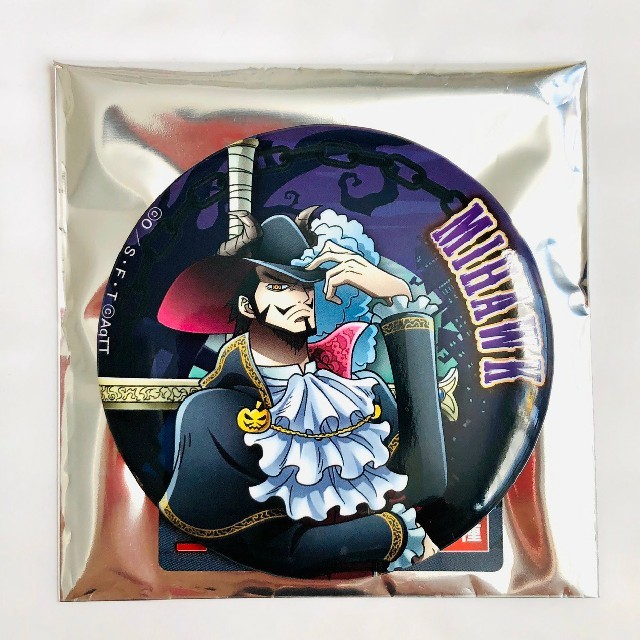 ✨東京ワンピースタワー限定✨ ミホーク ハロウィン缶バッジ デザイン