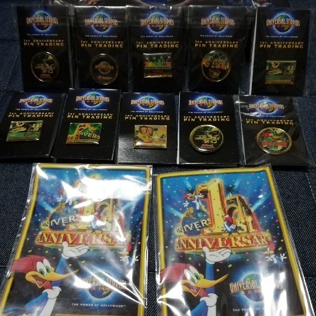 USJ - USJ/ユニバ 1周年 ピンバッジ/ステッカー/1ST.ANNIVERSARYの通販