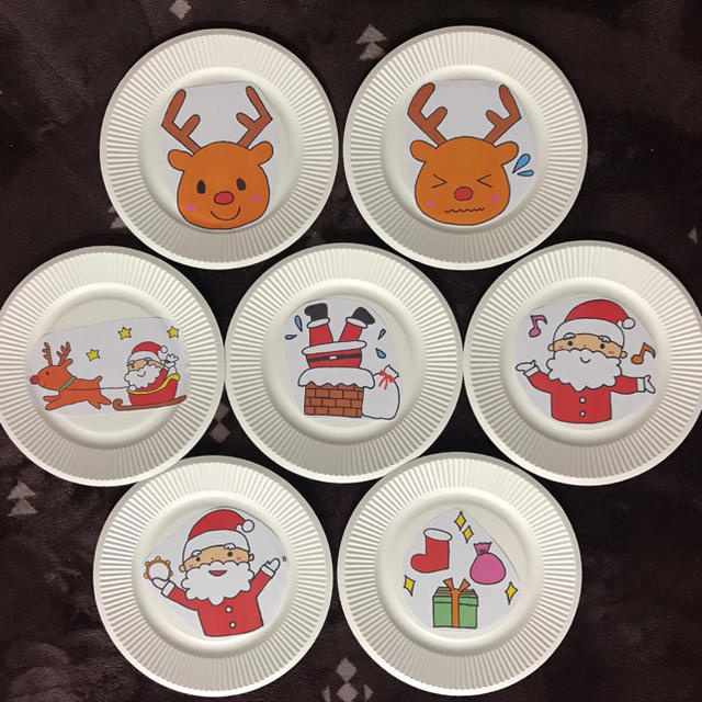 セット商品】赤鼻のトナカイ あわてんぼうのサンタクロース 紙皿