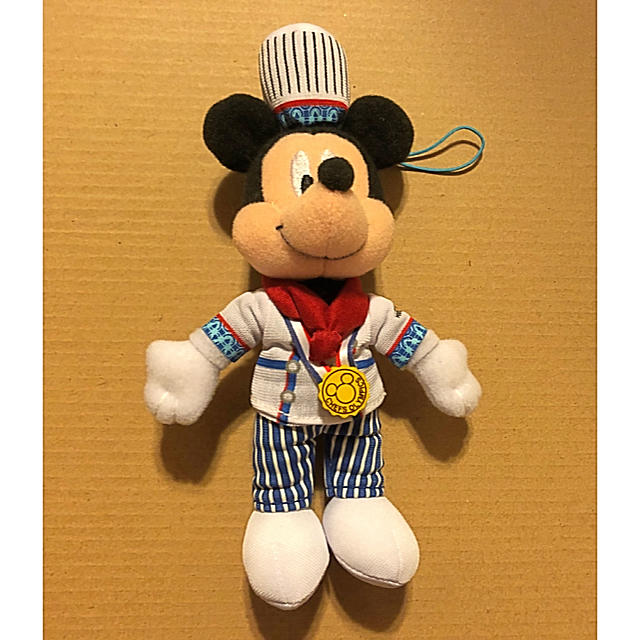 ミッキーマウス - ディズニー シェフミッキー ぬいぐるみストラップの