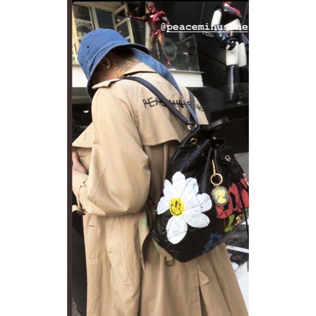 PEACEMINUSONE - PEACEMINUSONE トレンチコート g-dragon の通販 by