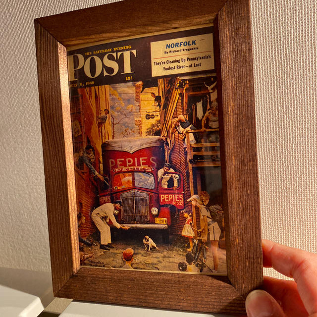 ノーマンロックウェル Norman Rockwell ポストカード❣️の通販 by