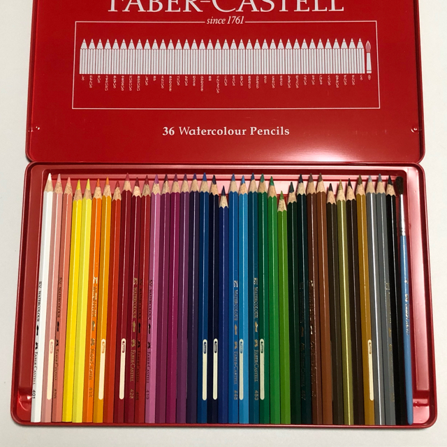 FABER-CASTELL - FABER-CASTELL 水彩色鉛筆 36色の通販 by エーテル