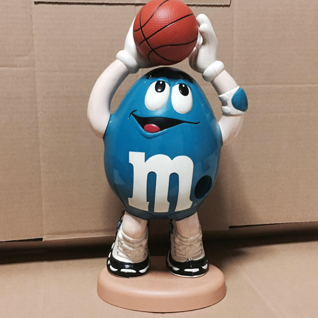 m&m&m's - m&m ディスペンサー おもちゃ青 バスケットボールの通販 by