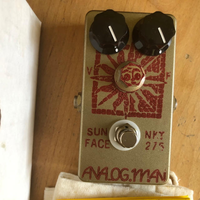 Analogman Sunface NKT275 White dot ファズの通販 by Tribbiani｜ラクマ