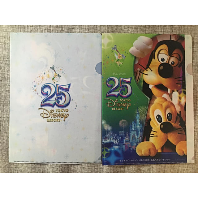 Disney - ディズニー25周年 クリアファイル の通販 by しろ