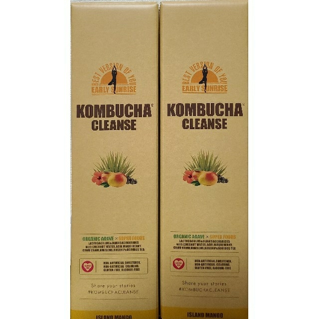 コンブチャクレンズ 4本セット（300ml×2 750ml×2） コンブチャクレンズ