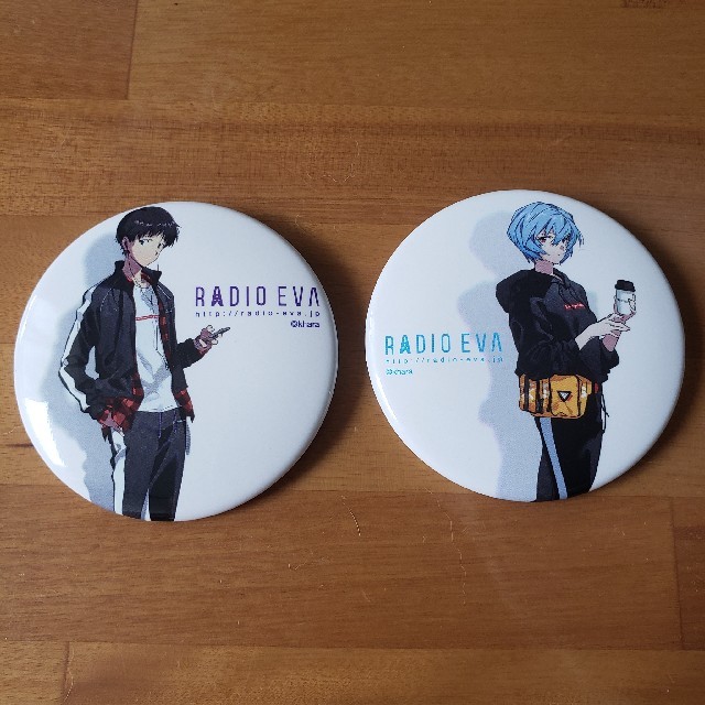 Radio EVA缶バッチの通販 by ちゃんりく｜ラクマ