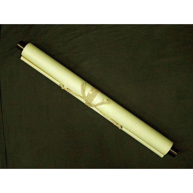 掛軸 杉『林間鶴帯雲還』絹本 肉筆 合わせ箱付 掛け軸 m09221の通販 by