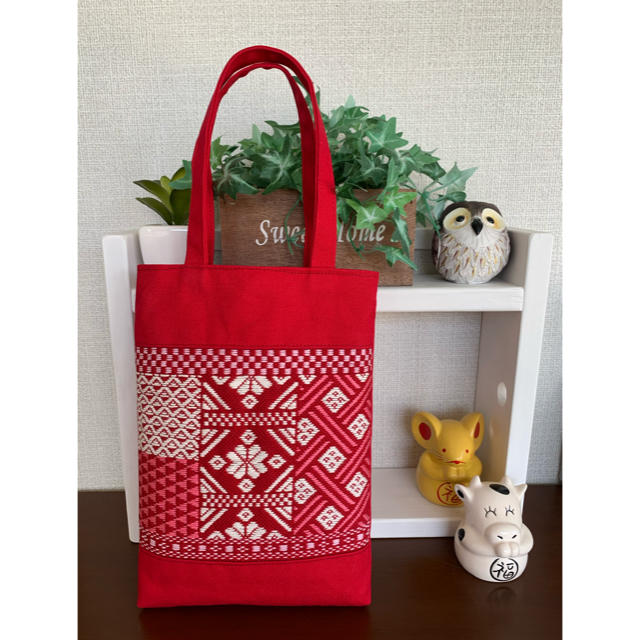 No.30 こぎん刺し♪トートバッグの通販 by pnorip's shop｜ラクマ