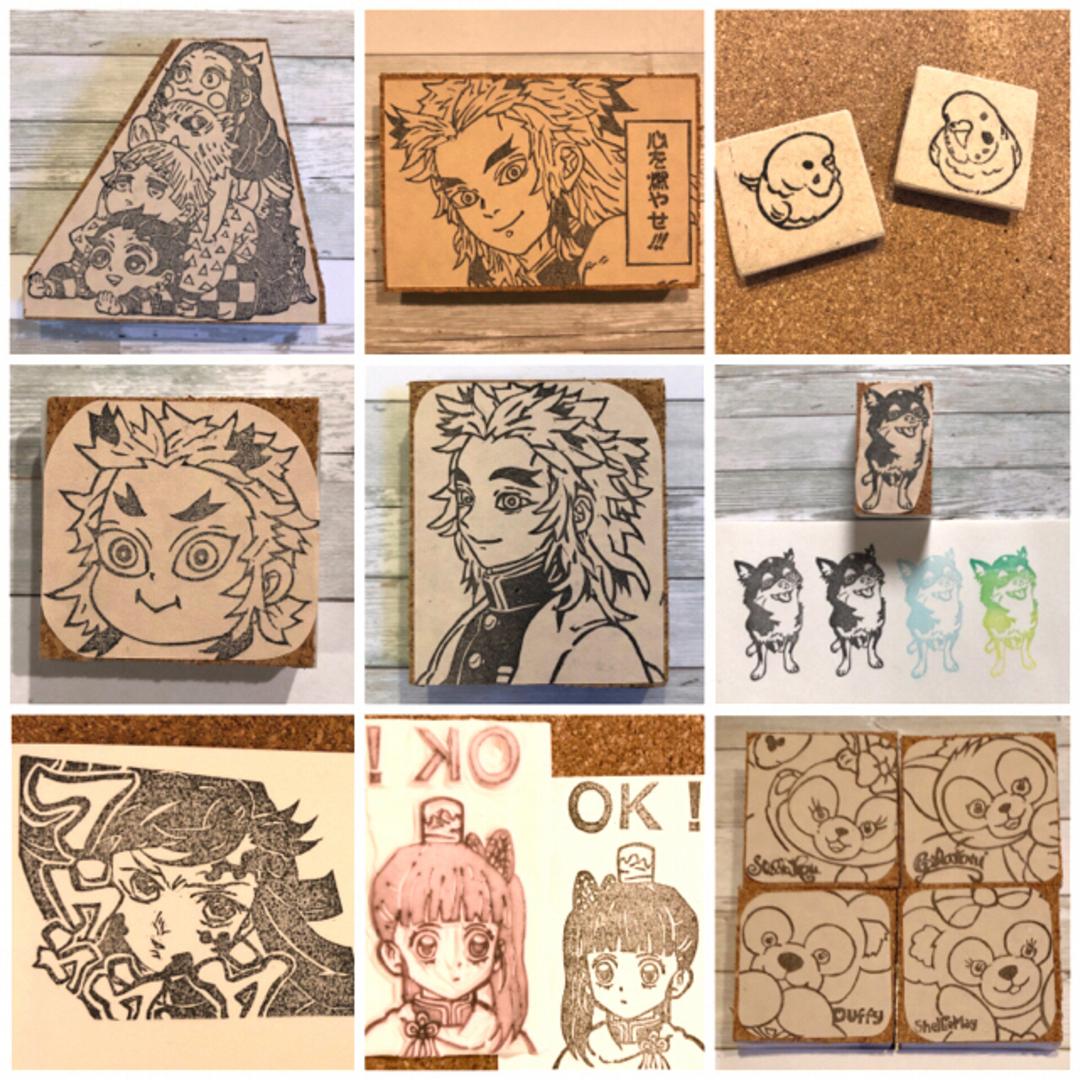 消しゴムはんこ オーダーページの通販 by my工房｜ラクマ