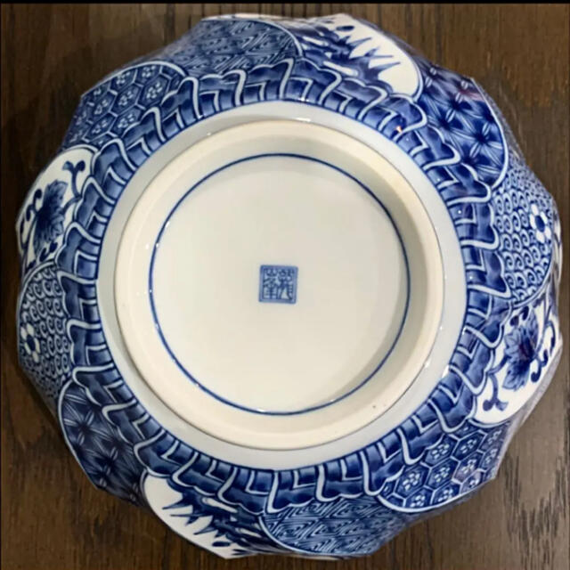 龍峯窯 染付 祥瑞 大鉢 1点の通販 by 花 と 器 と 猫 と .͙✼̥୭⁺｜ラクマ