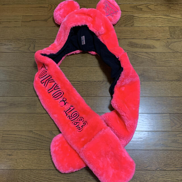 Disney - ディズニー マフラーキャップ ピンク 1983の通販 by kyana's