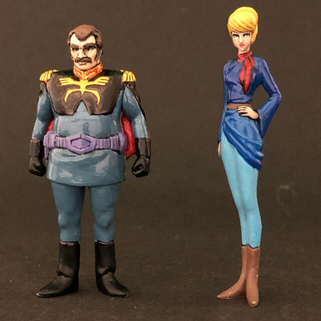 BANDAI - 塗装済み完成品 1/20 ランバ・ラル クラウレ・ハモン MG 付属