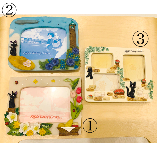 ジブリ - ジブリ 写真立てセット 魔女の宅急便 ジジ フォトフレームの