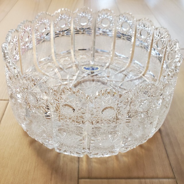BOHEMIA Cristal - 未使用箱入り☆ボヘミアクリスタル ボウルの通販 by