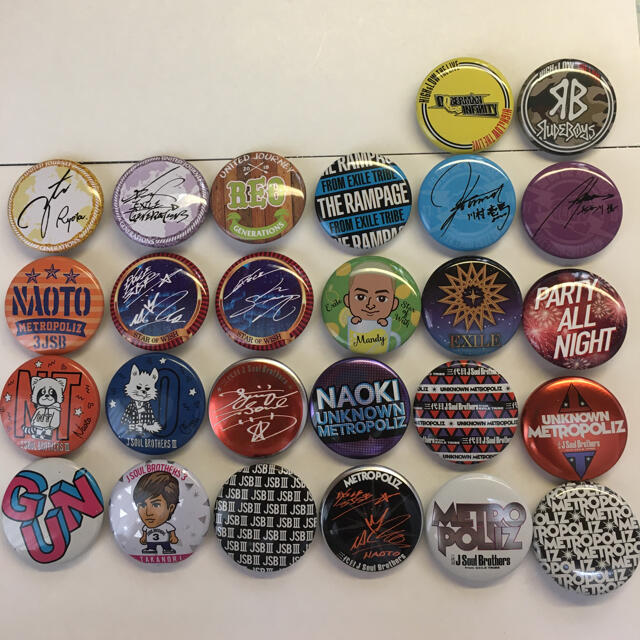 EXILE TRIBE - LDH 缶バッジの通販 by れもん｜エグザイル トライブ