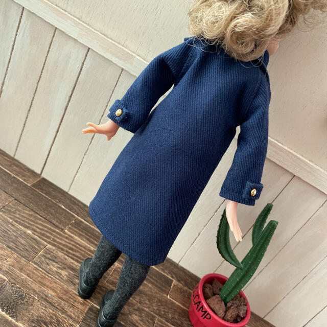 リカちゃん 洋服 ネイビー❤️スプリングコート ハンドメイドの通販 by